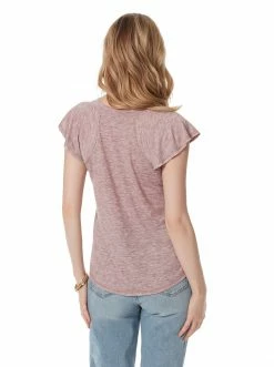 OJG Clothing Gracie Tee In Crushed Berry