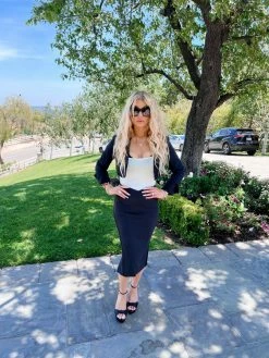 Camuto Immie Platform Sandal In Black Snake