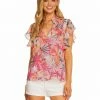 OJG New Arrivals Alaina Top In Floral Canopy