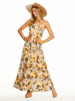 OJG Alanis Tier Dress In Bay Breeze