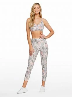 Rockfit Tummy Control Capri In Rosette Wildflower Grove 9 Rockfit Tummy Control Capri In Rosette Wildflower Grove