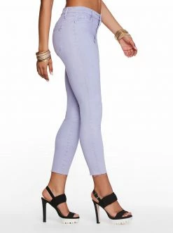 OJG Clothing Adored High Rise Ankle Skinny Jeans In Thistle Down
