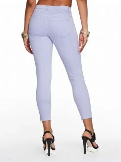 OJG Clothing Adored High Rise Ankle Skinny Jeans In Thistle Down