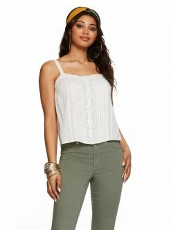 OJG Clothing Albi Lace Cami In Gardenia