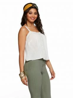 OJG Clothing Albi Lace Cami In Gardenia