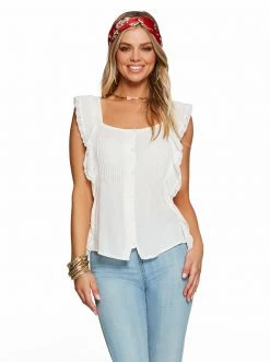 OJG Clothing Allen Top In Gardenia