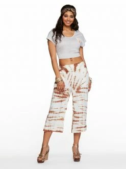 OJG Lanie Pant In Argan Tie Dye Clothing