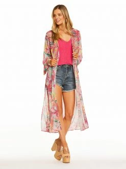 OJG New Arrivals Blakely Duster In Floral Canopy