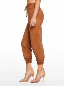 OJG Aida Soft Jogger In Caramel Café