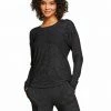 Rockfit Clothing Cadence Pullover In Heather Black