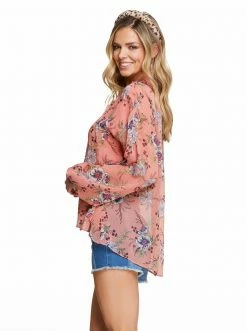 OJG Clothing Celeste Top In Floral Burst