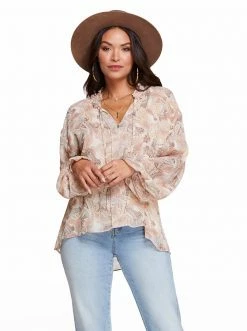 OJG New Arrivals Celeste Top In Wild Paisley