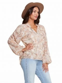 OJG New Arrivals Celeste Top In Wild Paisley