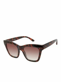 CIO Classic Rectangular Sunglasses In Tortoise