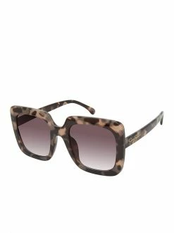 CIO Fashionable Square Sunglasses In Black & Tortoise Vacation Vibes