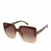 CIO EYEWEAR Fashionable Square Sunglasses In Brown Fade