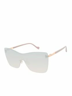 CIO Glamorous Frameless Shield Sunglasses In Rose Gold EYEWEAR
