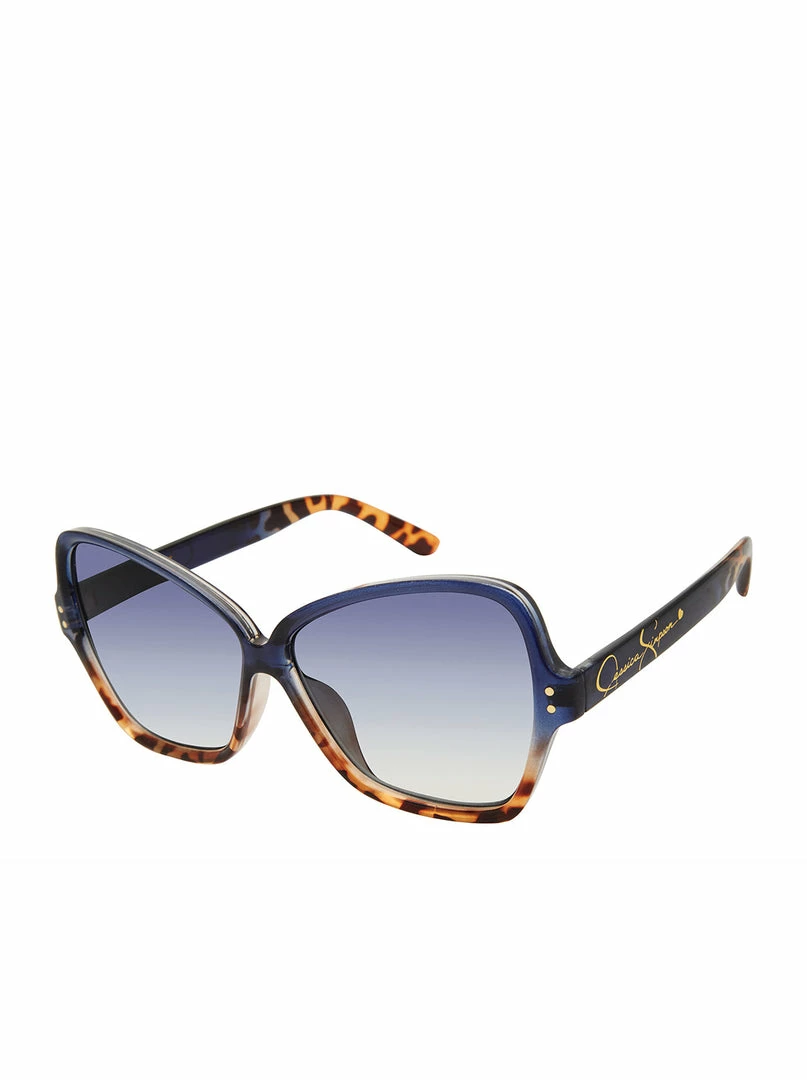 CIO EYEWEAR Stylish Butterfly Sunglasses In Blue Tortoise 1 CIO EYEWEAR Stylish Butterfly Sunglasses In Blue Tortoise