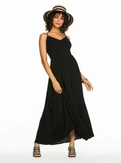 OJG Clia Cami Dress In Black