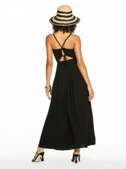 OJG Clia Cami Dress In Black