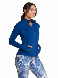 Rockfit Clothing Contour Jacket In Estate Blue