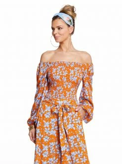 OJG Daniela Top In Mini Amazon Floral