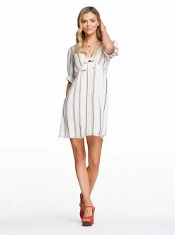 OJG New Arrivals Ember Dress In Moxy Stripe