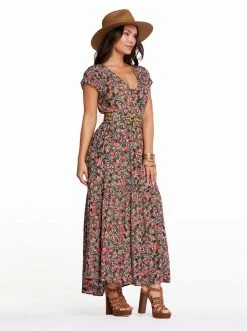 OJG Esther Maxi Dress In Garden Escape Clothing