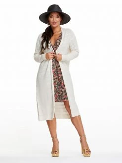 OJG Farren Cardigan In Gardenia