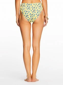 Amerex Swim Floral Delight High Waisted Bottom In Sol