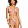 Amerex Vacation Vibes Flower Child String Triangle Top In Madarin