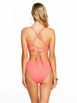 Amerex Flower Power Cami In Mandarin Swim