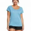 Rockfit Clothing Flow Top In Adriatic Blue