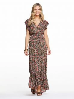 OJG Clothing Genevieve Skirt In Garden Escape