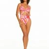 Amerex Good Vibrations O-Ring One Piece In Femme Multi Vacation Vibes