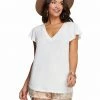 OJG Clothing Gracie Tee In Gardenia