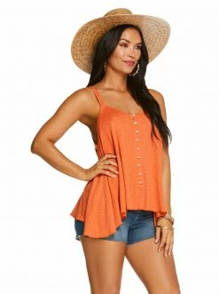 OJG Gwen Tank In Orange Rust