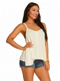 OJG Clothing Gwen Tank In Gardenia