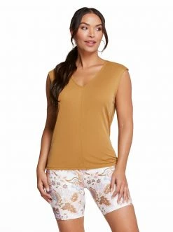 Rockfit Hattie Tee In Bistre