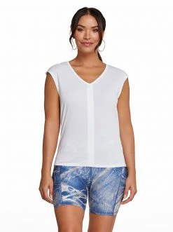 Rockfit Hattie Tee In White