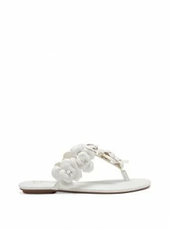 Camuto Ginima Flat Slide In White