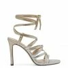 Camuto Jexilla High Heel In Silver & Champagne