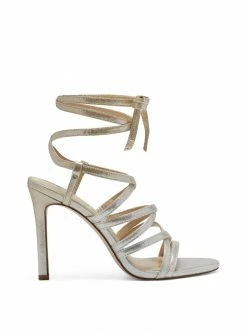 Camuto Jexilla High Heel In Silver & Champagne
