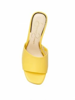 Camuto Elyzza High Heel Slide In Buttercup Shoes