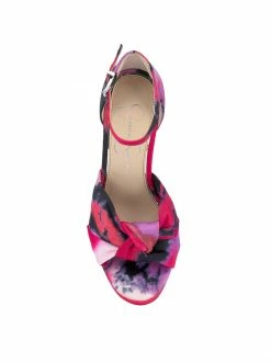 Camuto Tyssie Wedge Platform Sandal In Pink Tie-Dye