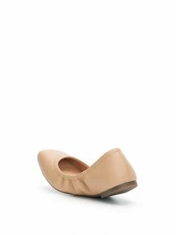Camuto Sandaze Flat In Buff Shoes