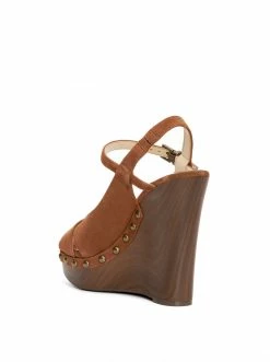 Camuto Shoes Tausen Wedge Platform Sandal In Tobacco