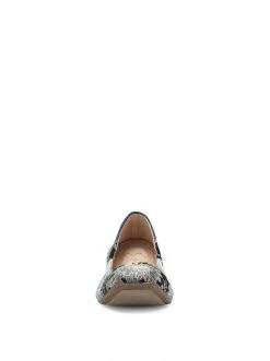 Camuto Sandaze Flat In Denim Patchwork Shoes