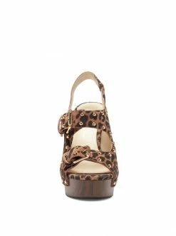Camuto Tymina Wedge Platform Sandal In Leopard Shoes