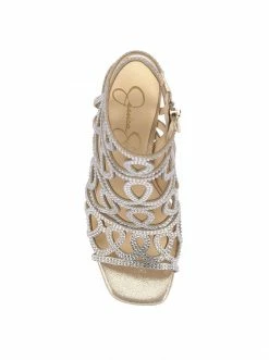 Camuto Shoes Opalite High Heel In Champagne